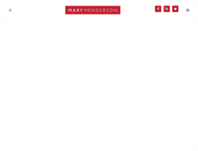 Tablet Screenshot of maryhenderson.org